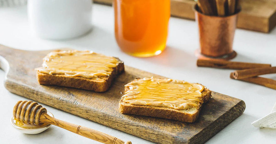 Simple Pre-Ride Fuel: Toast with Peanut Butter & Honey - Label Collective