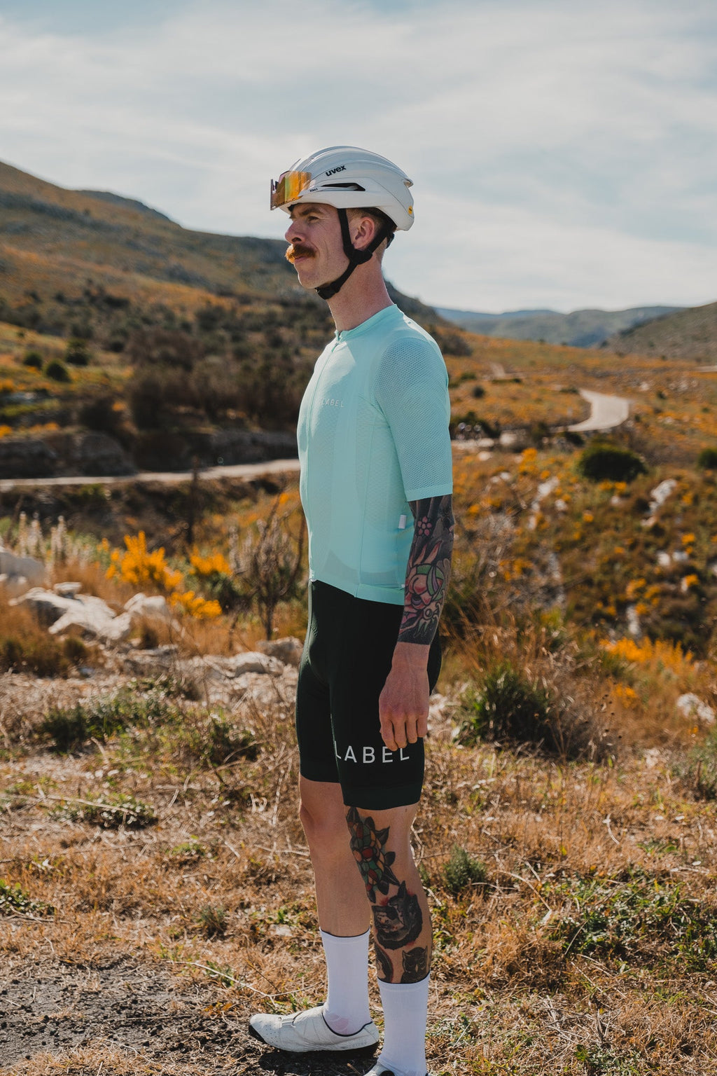 Essentials Recycled Jersey - Aqua Blue - Label Collective