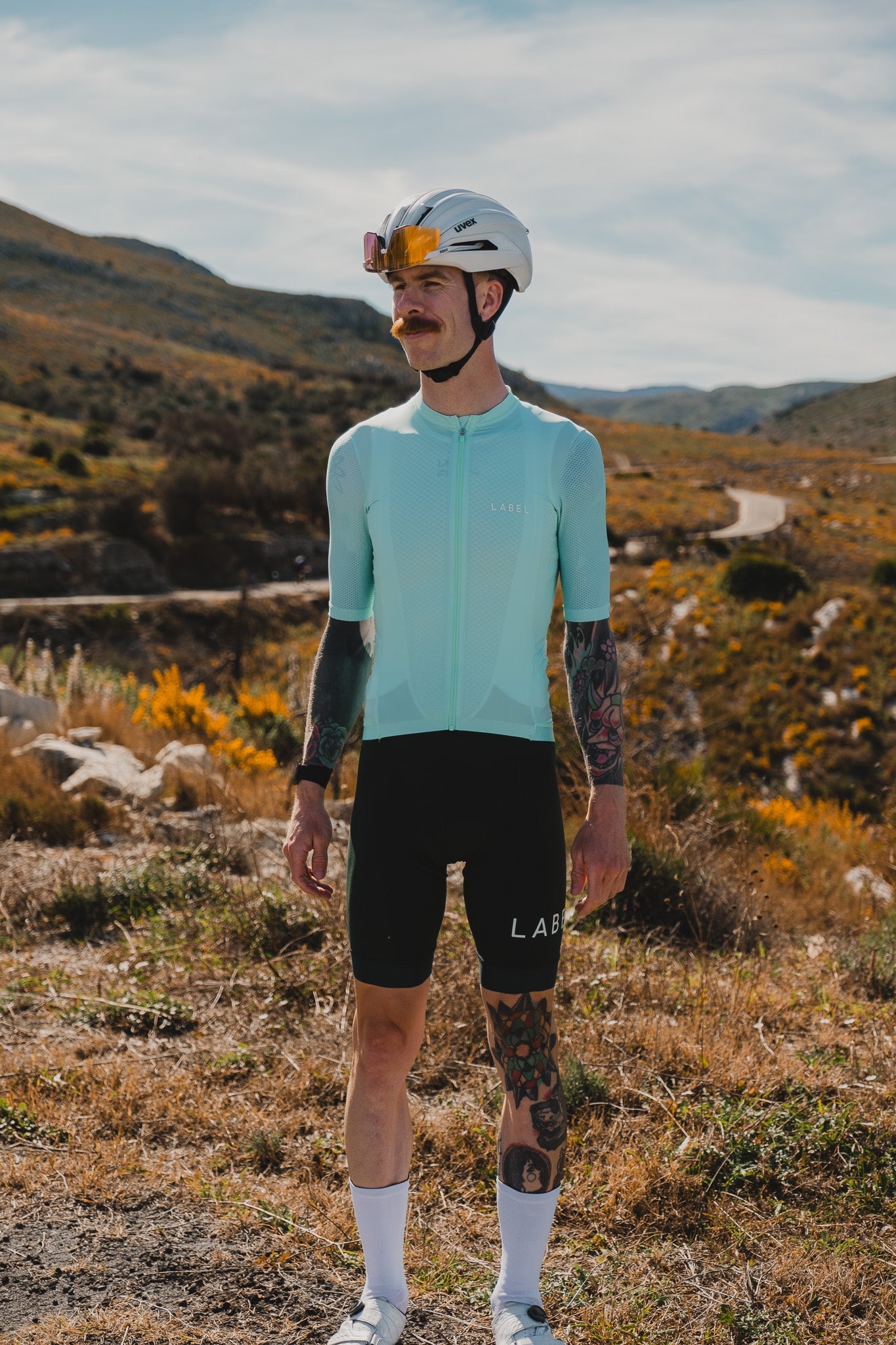 Essentials Recycled Jersey - Aqua Blue - Label Collective