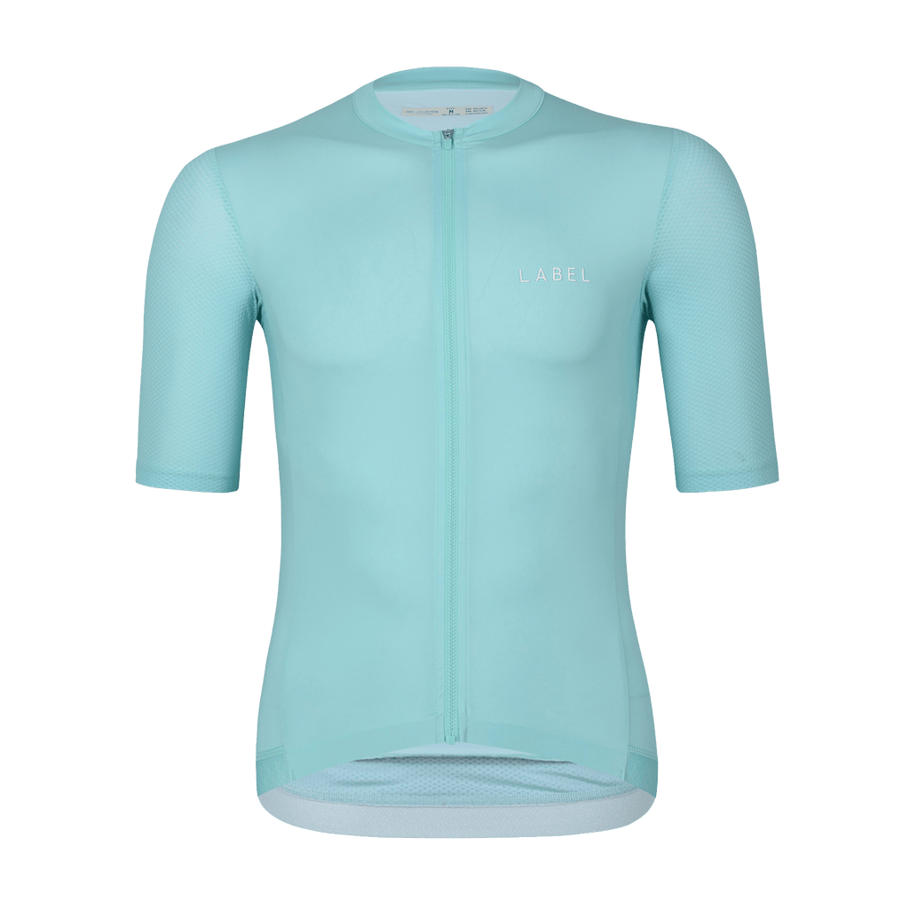 Essentials Recycled Jersey - Aqua Blue - Label Collective