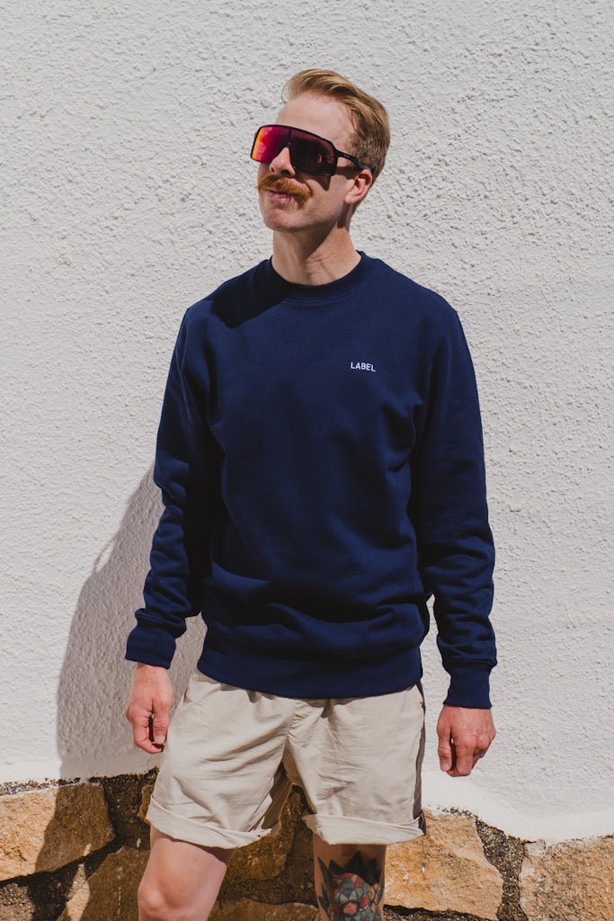 Essentials Sweatshirt - Navy - Label Collective