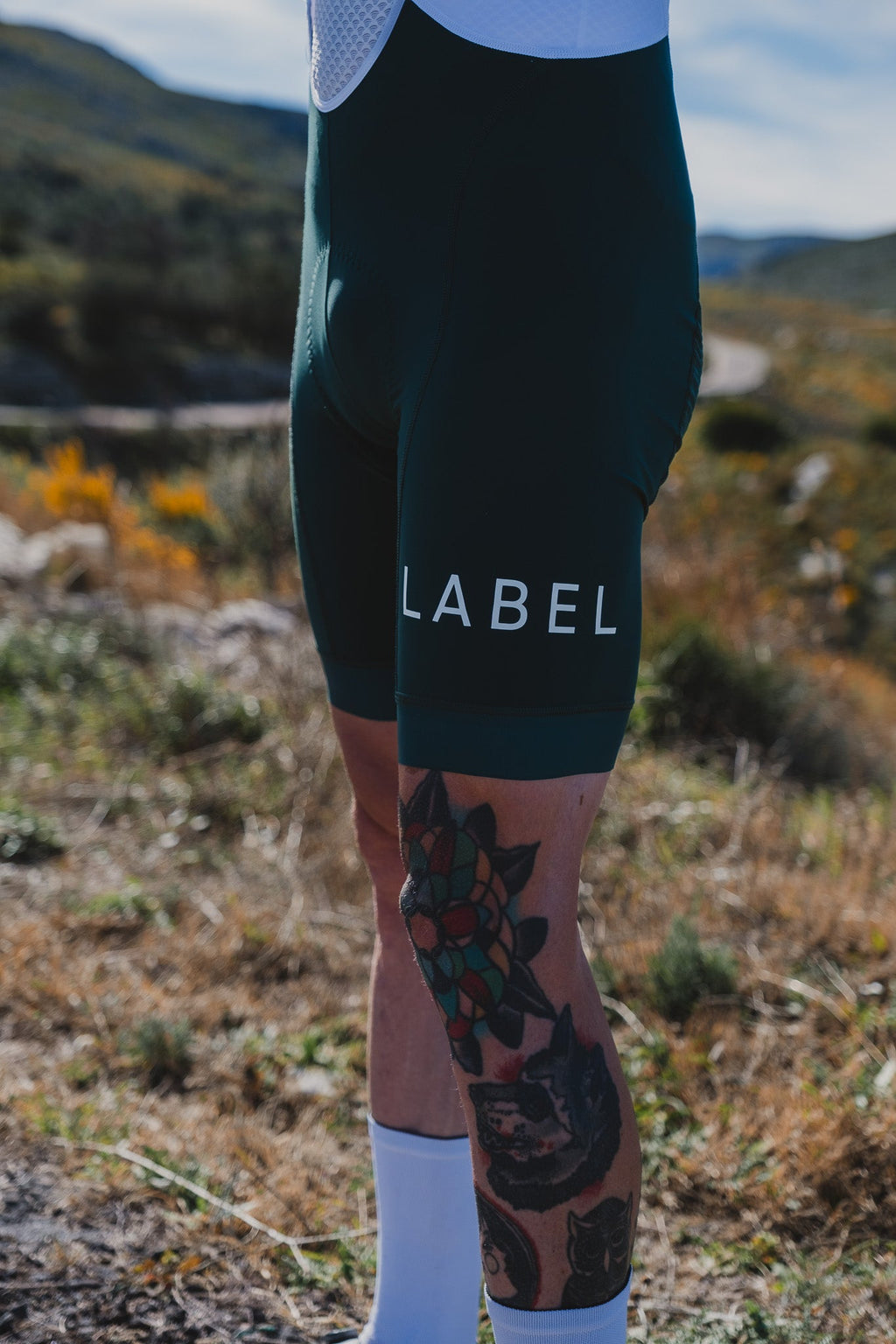 Performance Men’s Bibs Shorts - Alta Marina Green - Label Collective