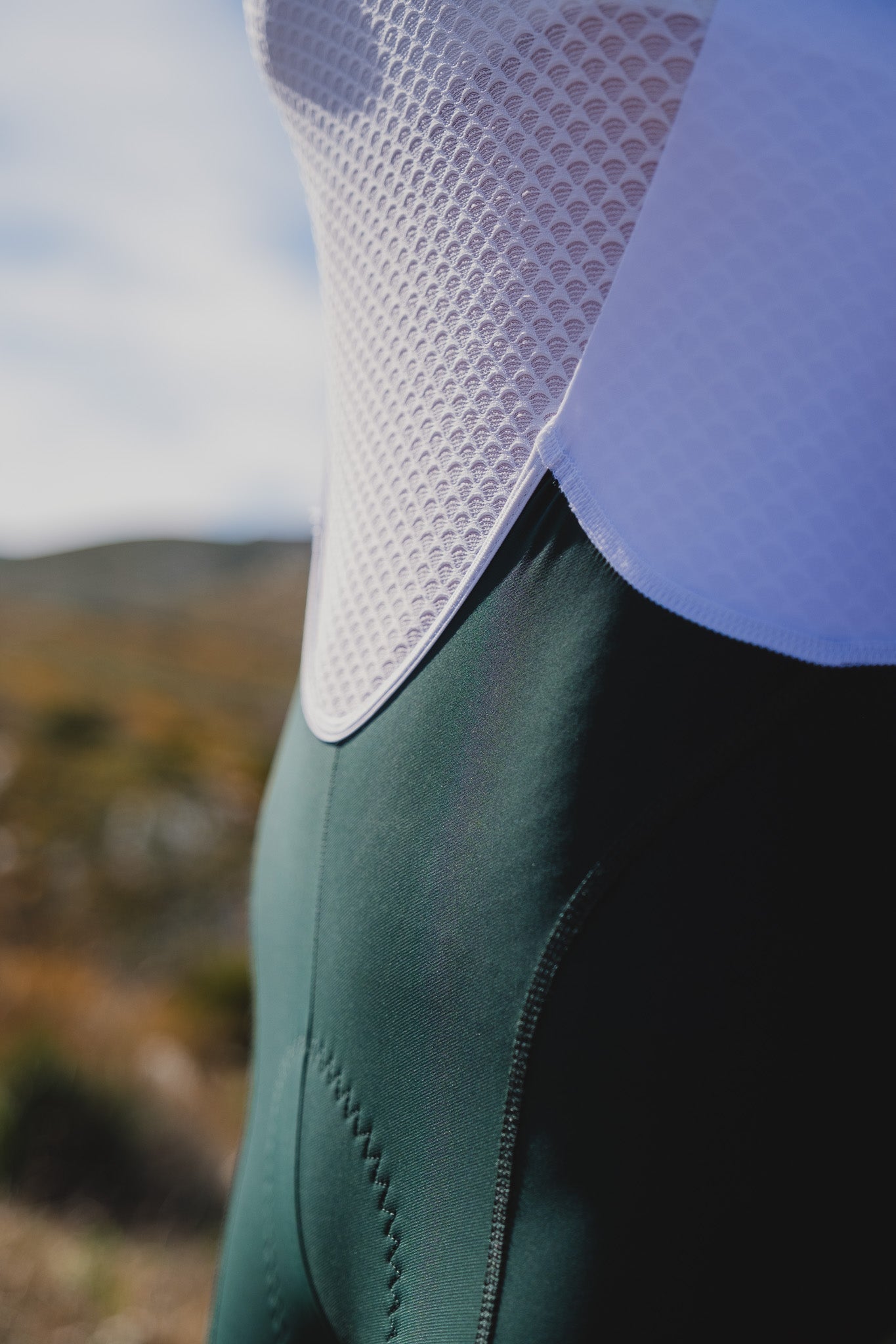 Performance Women’s Bib Shorts - Alta Marina Green - Label Collective
